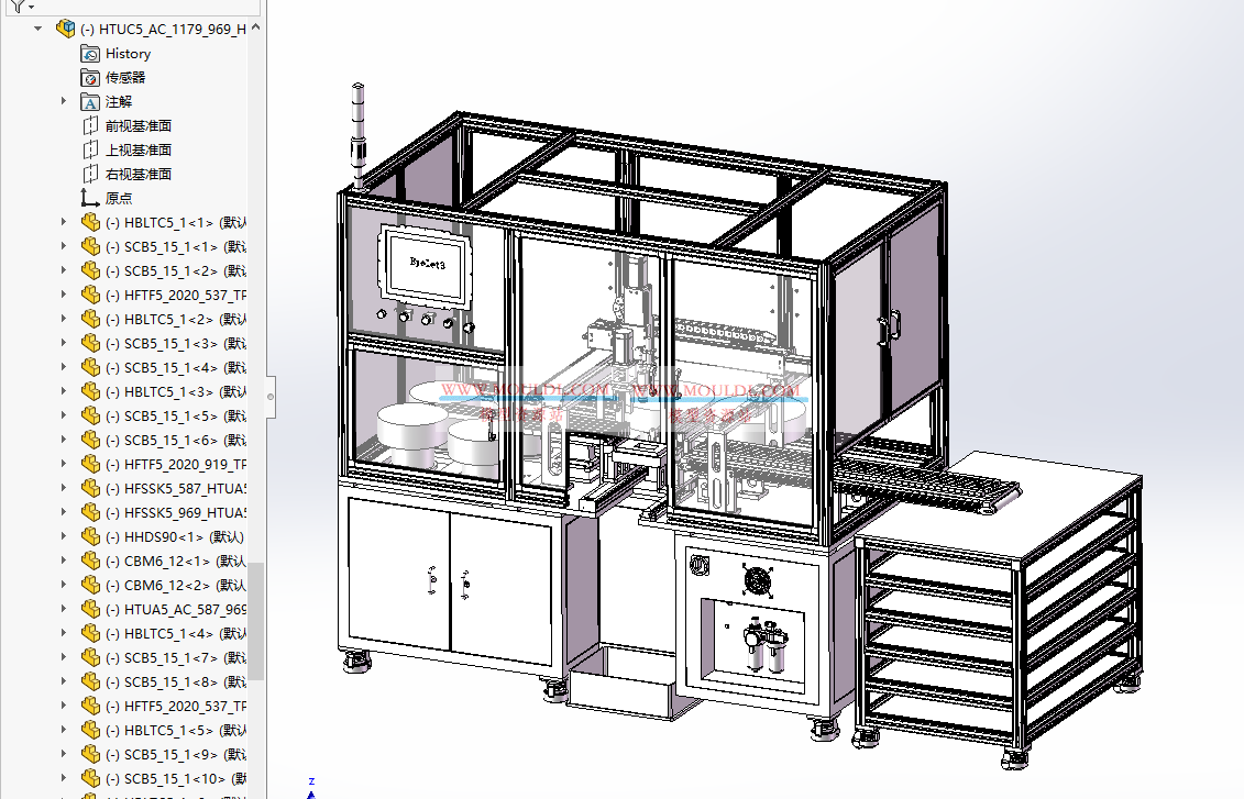 保险盒自动组装机3 D模型, 汽车保险丝盒全自动装配设备 CAD图纸下载 3D模型下载 - MOULDL模型库
