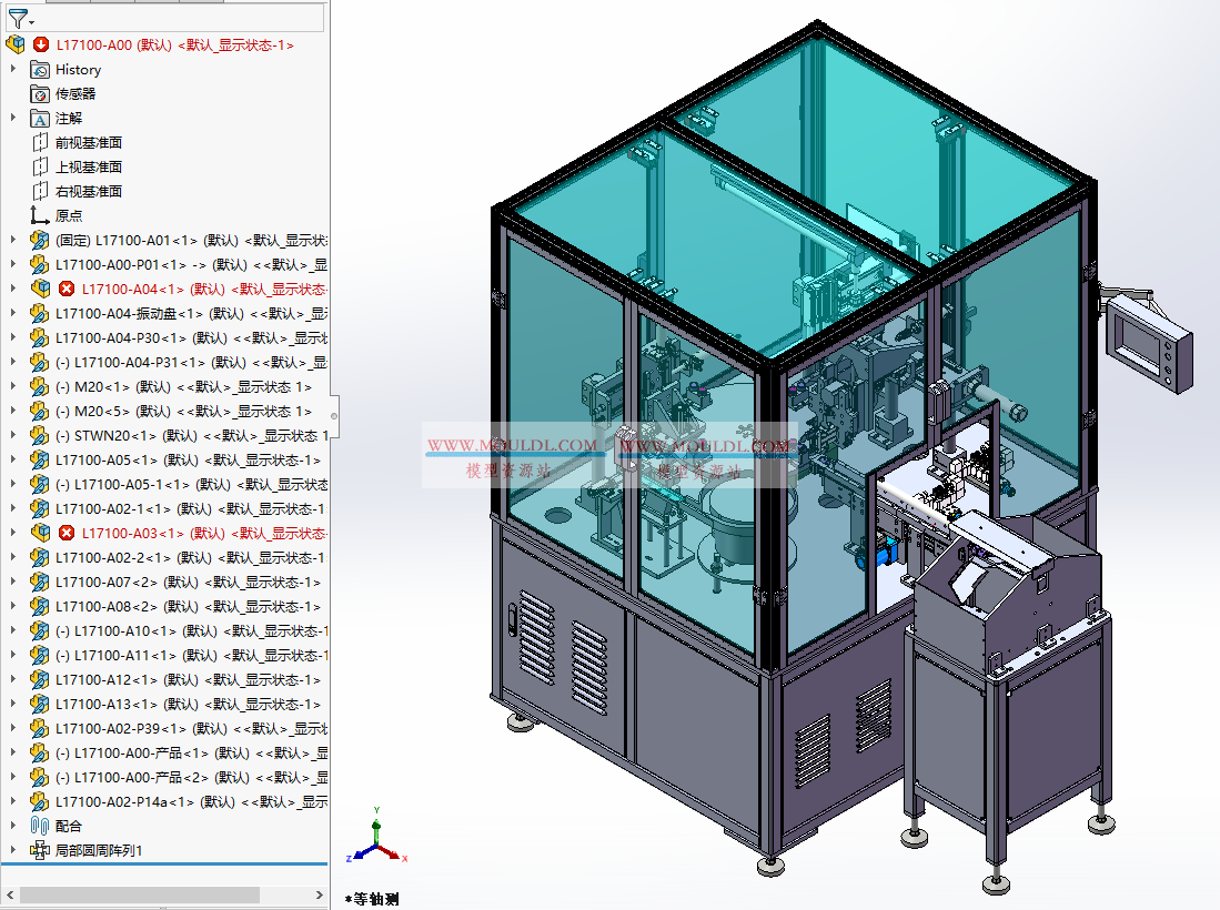 O型圈组装机3D模型, 自动密封圈套入设备 CAD图纸下载（含扩张+定位+检测） 3D模型下载 - MOULDL模型库