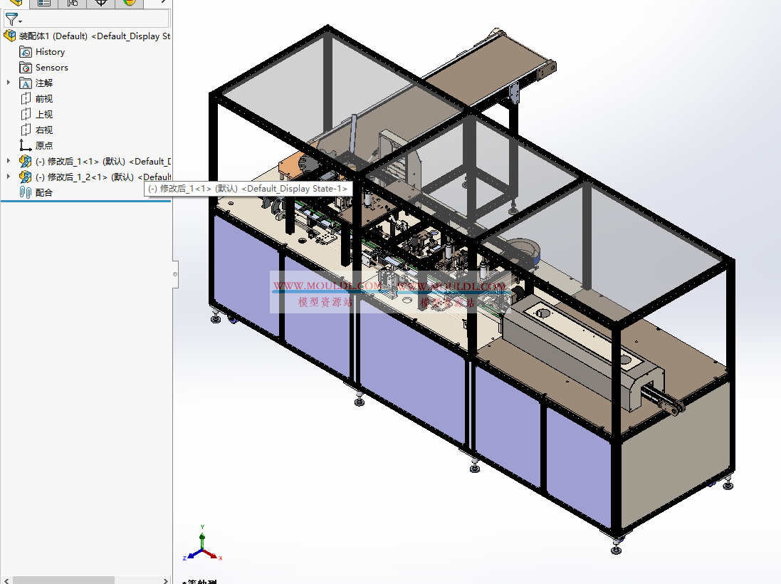 编码器自动化组装设备3D模型, 光电编码器全自动装配机 CAD图纸下载 3D模型下载 - MOULDL模型库