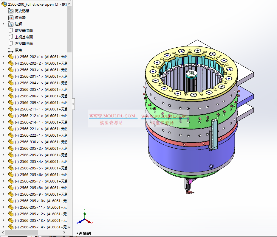电机组装机3D模型, 小型直流电机全自动装配设备 CAD图纸下载 3D模型下载 - MOULDL模型库